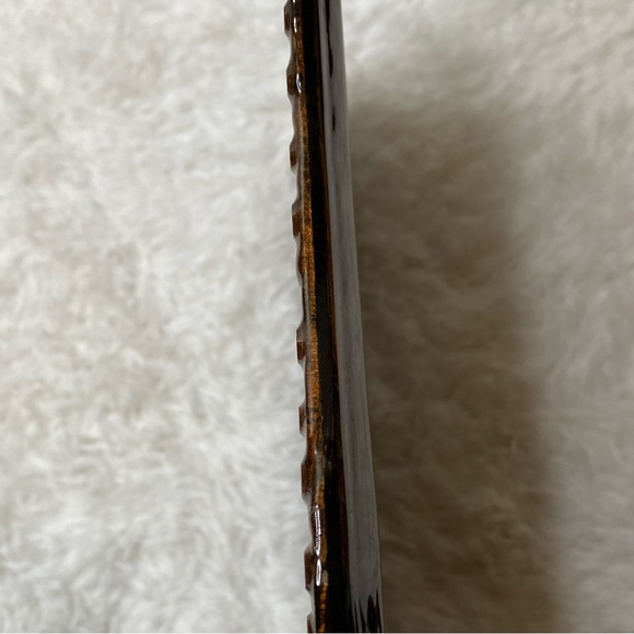 Vintage 70’s Groovy Wood Lacquered Woods Forrest Image Wall Hanging Plaque - Picture 6 of 11